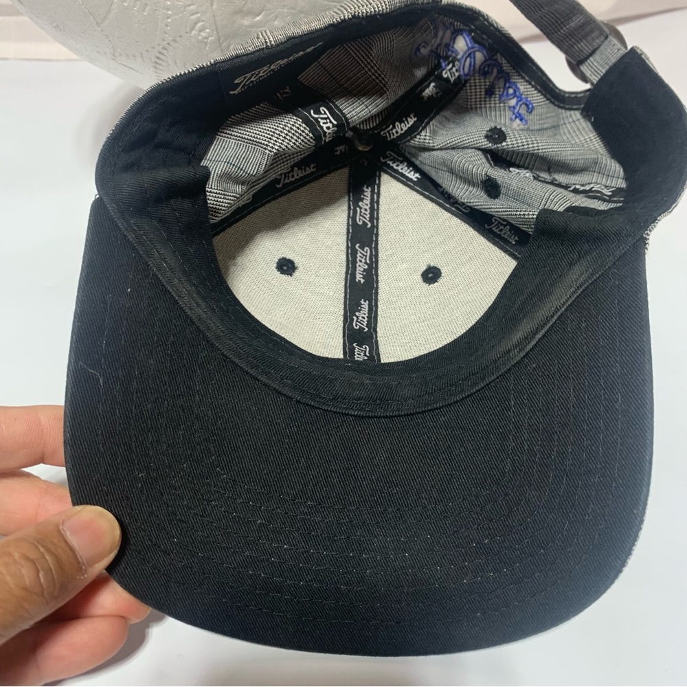 Titleist Golf Hat Performance Golf Tour, Plaid Adjustable, One Size, Adult Cap, - Picture 2 of 9